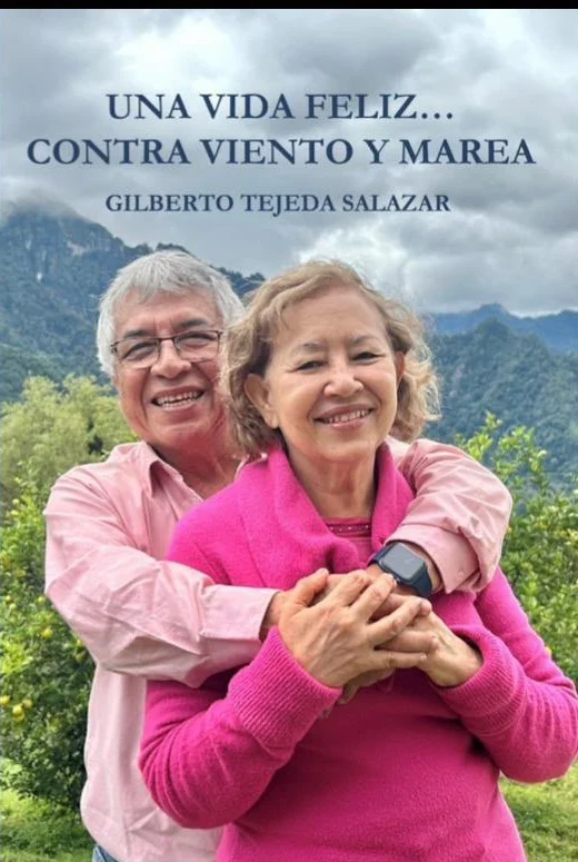 Portada de la novela «Una vida feliz… contra viento y marea»